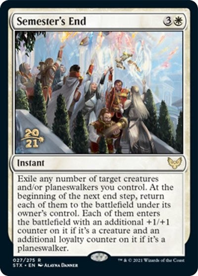 Semester's End [Strixhaven: School of Mages Prerelease Promos] | Good Games Cannington