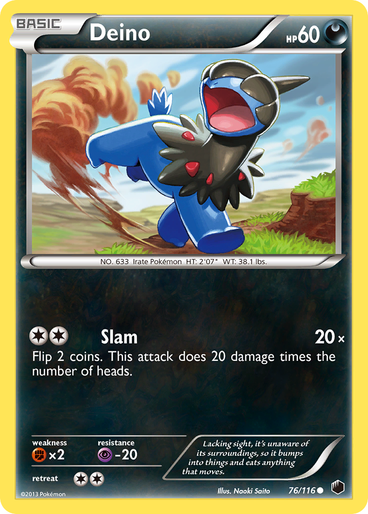 Deino (76/116) [Black & White: Plasma Freeze] | Good Games Cannington