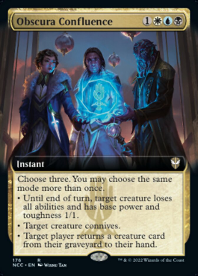 Obscura Confluence (Extended Art) [Streets of New Capenna Commander] | Good Games Cannington