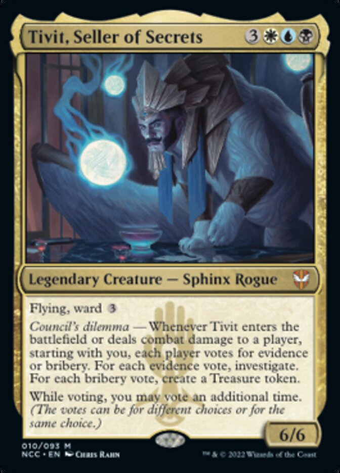 Tivit, Seller of Secrets [Streets of New Capenna Commander] | Good Games Cannington