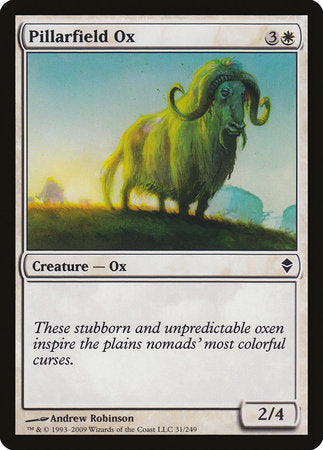 Pillarfield Ox [Zendikar] | Good Games Cannington