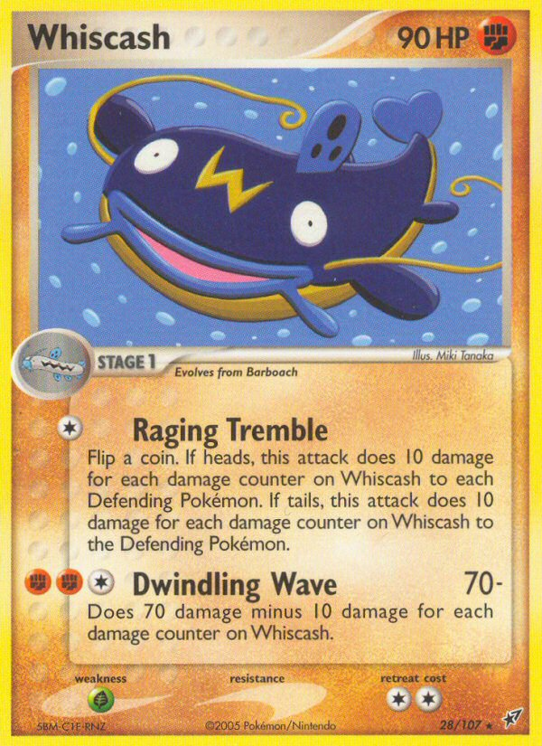 Whiscash (28/107) [EX: Deoxys] | Good Games Cannington