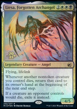 Liesa, Forgotten Archangel [Innistrad: Midnight Hunt Prerelease Promos] | Good Games Cannington