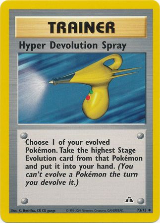 Hyper Devolution Spray (73/75) [Neo Discovery Unlimited] | Good Games Cannington