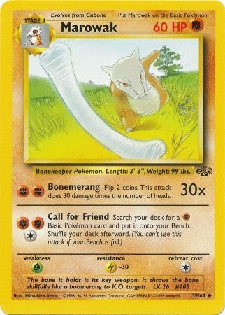 Marowak (39/64) [Jungle Unlimited] | Good Games Cannington