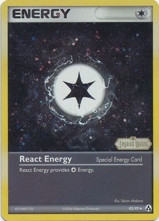 React Energy (82/92) (Stamped) [EX: Legend Maker] | Good Games Cannington
