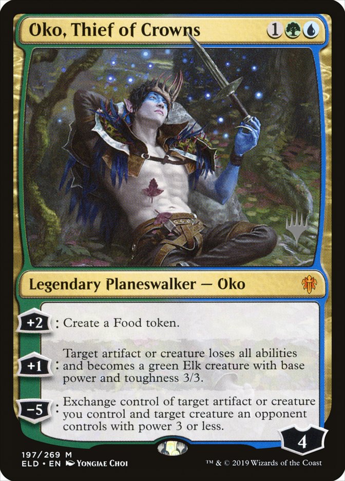 Oko, Thief of Crowns (Promo Pack) [Throne of Eldraine Promos] | Good Games Cannington