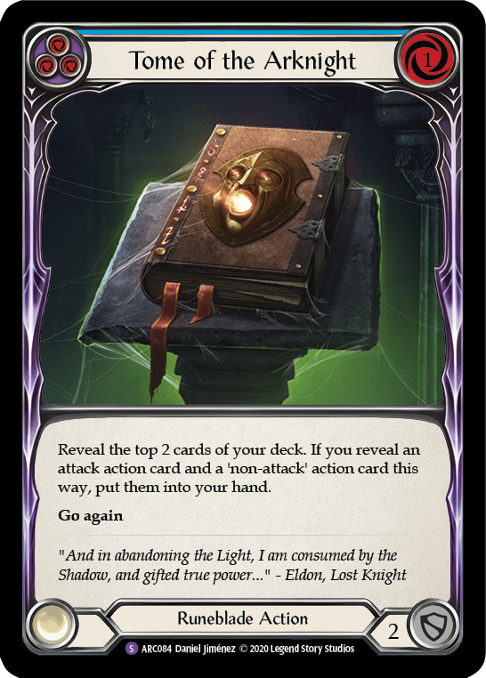 Tome of the Arknight [U-ARC084] Unlimited Rainbow Foil | Good Games Cannington
