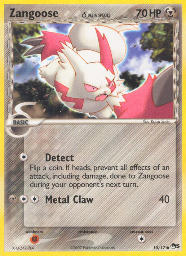 Zangoose (15/17) (Delta Species) [POP Series 5] | Good Games Cannington