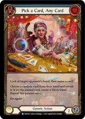 Pick a Card, Any Card (Blue) [EVR169] (Everfest)  1st Edition Extended Art Rainbow Foil | Good Games Cannington