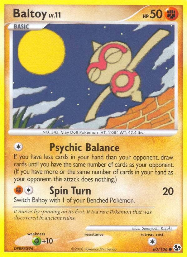 Baltoy (60/106) [Diamond & Pearl: Great Encounters] | Good Games Cannington