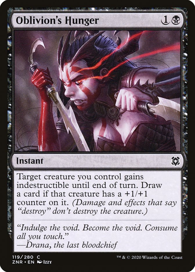 Oblivion's Hunger [Zendikar Rising] | Good Games Cannington
