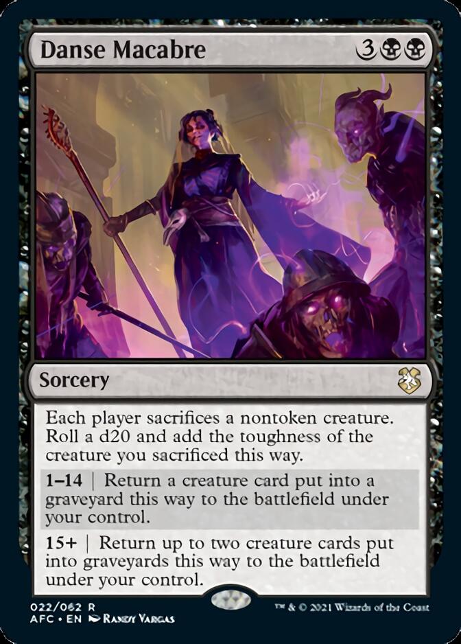 Danse Macabre [Dungeons & Dragons: Adventures in the Forgotten Realms Commander] | Good Games Cannington