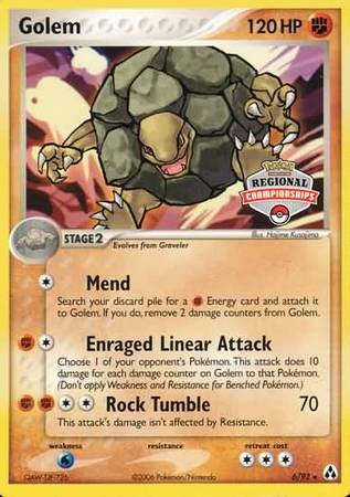 Golem (6/92) (Regional Championship Promo) [EX: Legend Maker] | Good Games Cannington