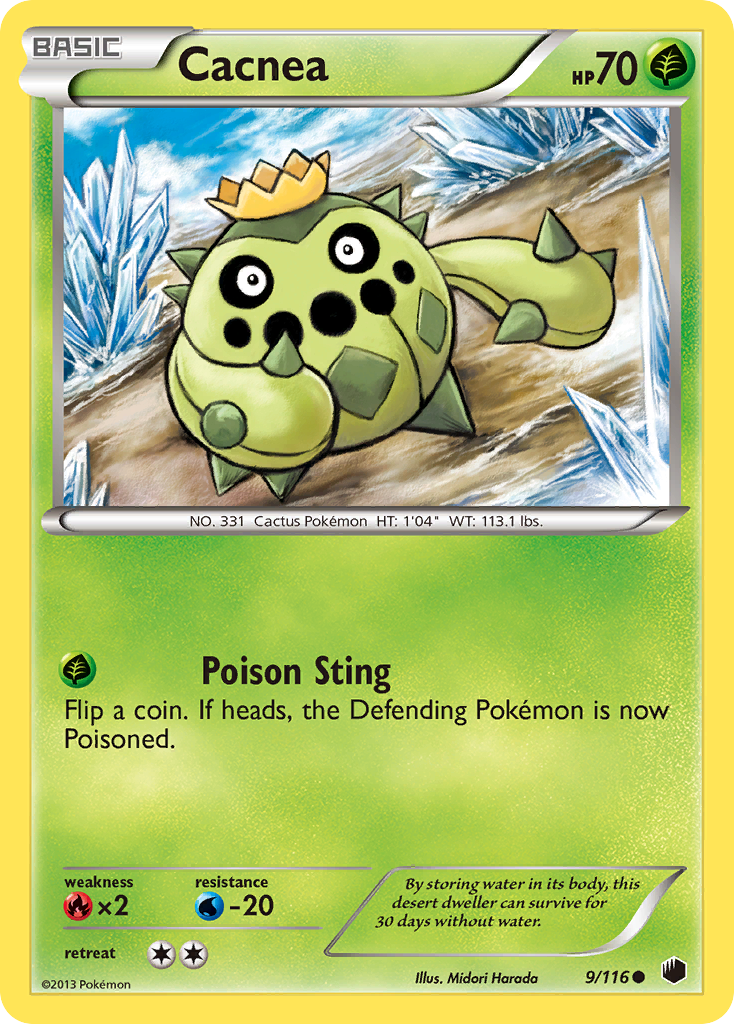 Cacnea (9/116) [Black & White: Plasma Freeze] | Good Games Cannington