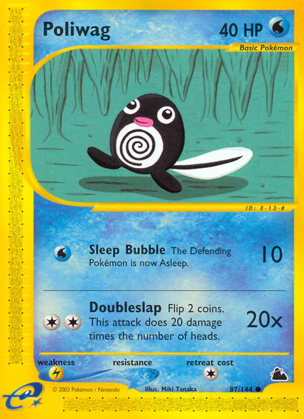 Poliwag (87/144) [Skyridge] | Good Games Cannington