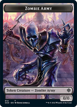 Zombie Army Double-Sided Token [Starter Commander Decks] | Good Games Cannington