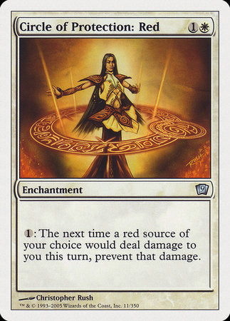 Circle of Protection: Red [Ninth Edition] | Good Games Cannington