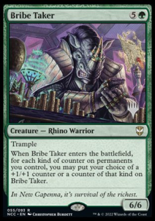 Bribe Taker (Promo Pack) [Streets of New Capenna Commander Promos] | Good Games Cannington