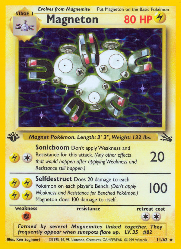 Magneton (11/62) [Fossil 1st Edition] | Good Games Cannington