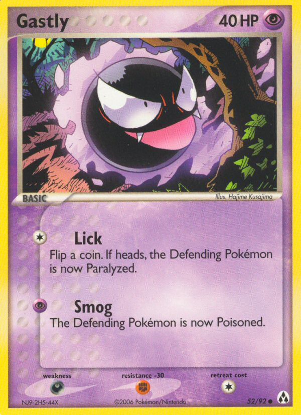 Gastly (52/92) [EX: Legend Maker] | Good Games Cannington