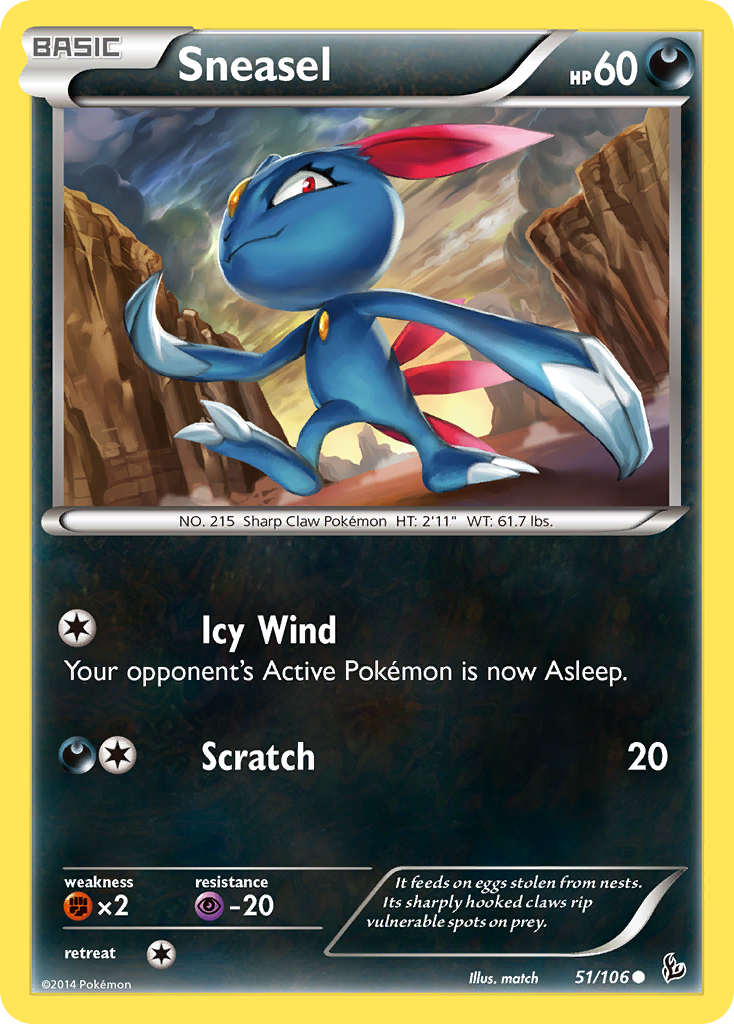 Sneasel (51/106) [XY: Flashfire] | Good Games Cannington