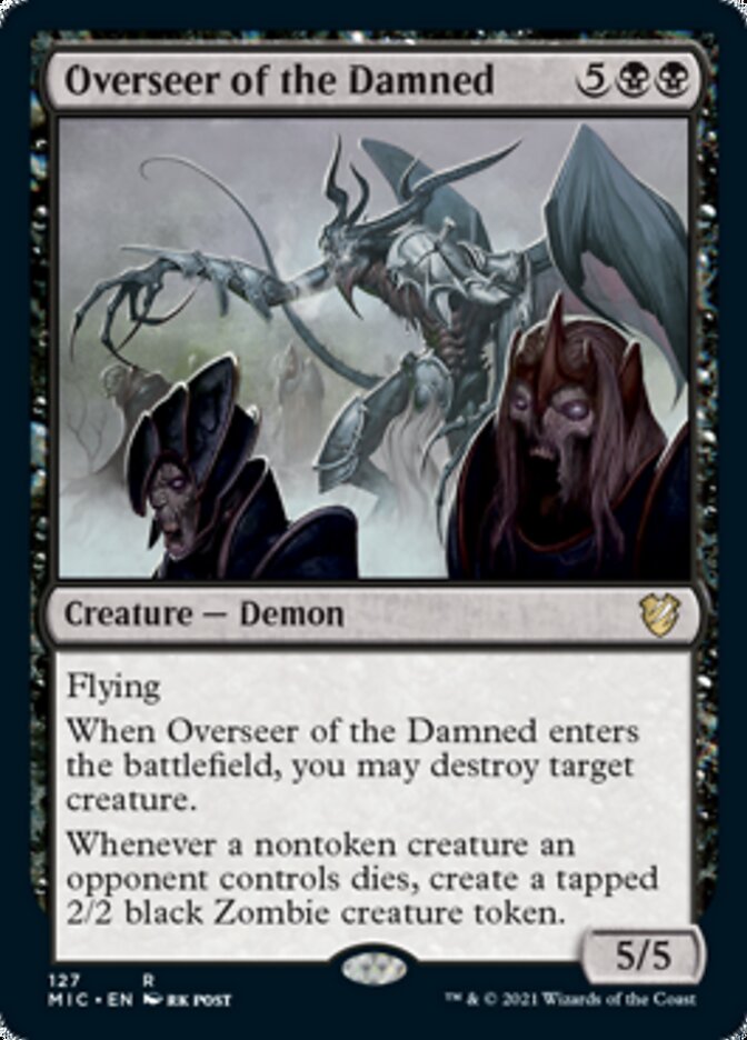 Overseer of the Damned [Innistrad: Midnight Hunt Commander] | Good Games Cannington