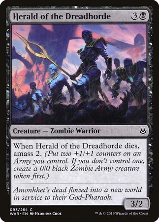 Herald of the Dreadhorde [War of the Spark] | Good Games Cannington