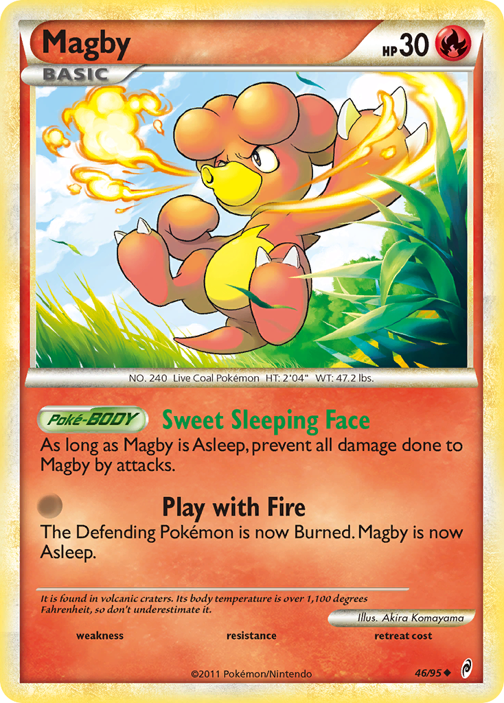 Magby (46/95) [HeartGold & SoulSilver: Call of Legends] | Good Games Cannington