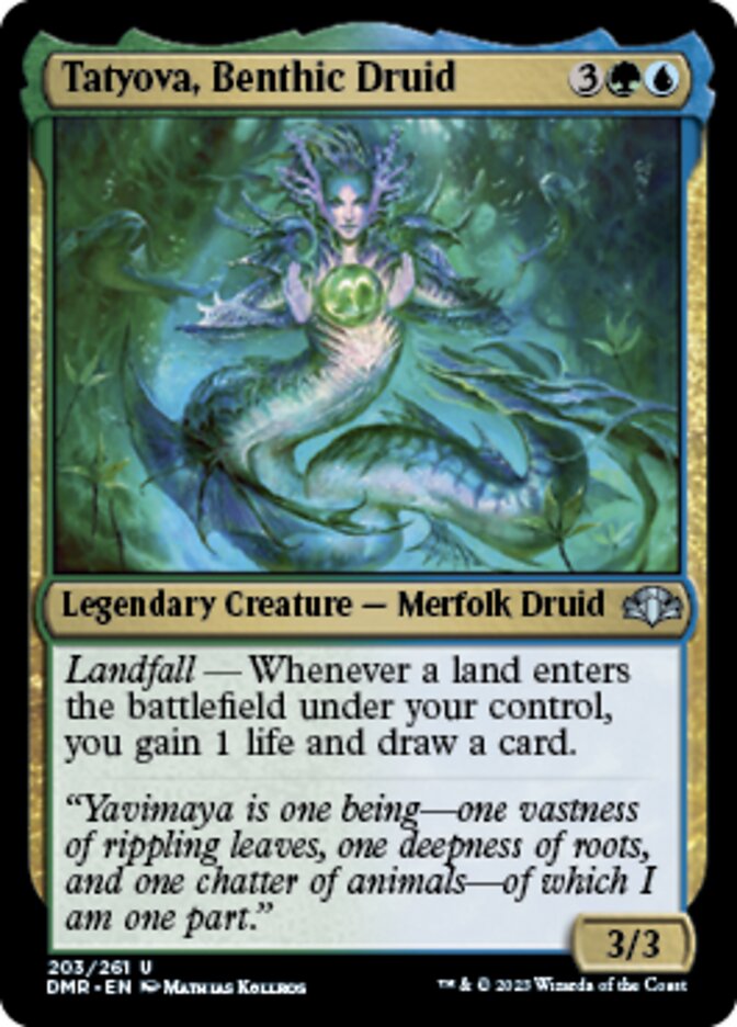 Tatyova, Benthic Druid [Dominaria Remastered] | Good Games Cannington