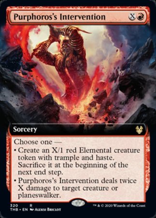 Purphoros's Intervention (Extended Art) [Theros Beyond Death] | Good Games Cannington