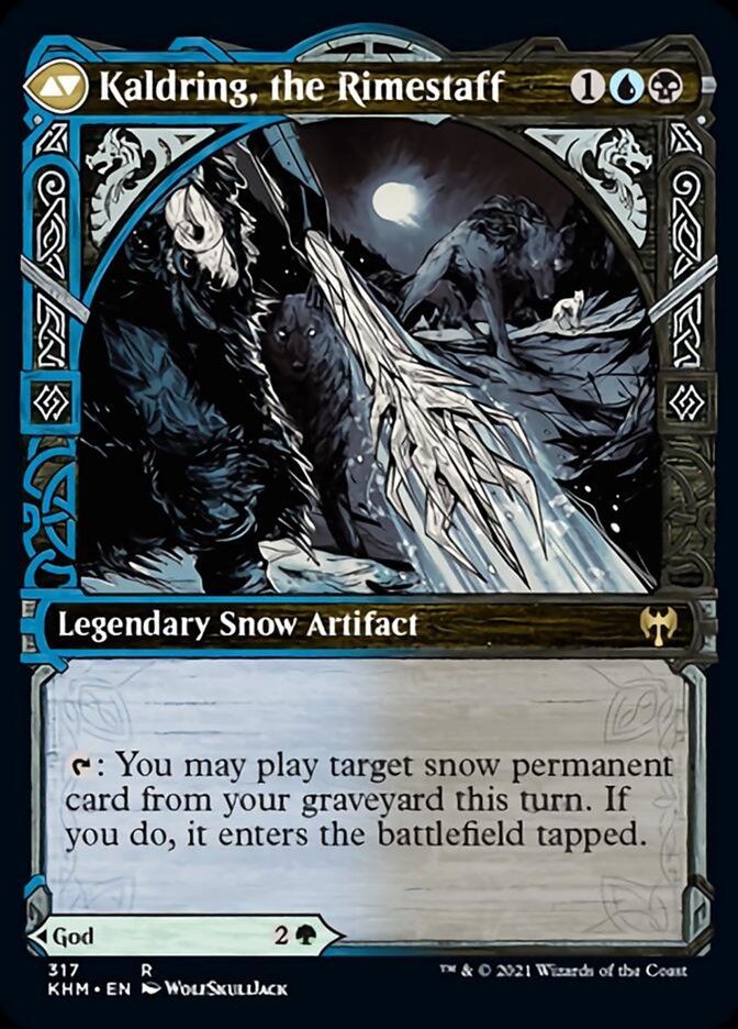 Jorn, God of Winter // Kaldring, the Rimestaff (Showcase) [Kaldheim] | Good Games Cannington