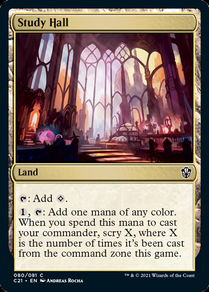 Study Hall [Commander 2021] | Good Games Cannington