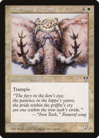 Iron Tusk Elephant [Mirage] | Good Games Cannington
