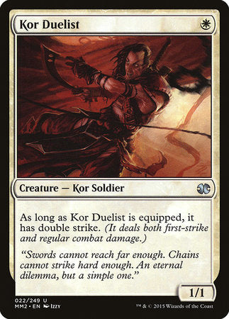 Kor Duelist [Modern Masters 2015] | Good Games Cannington