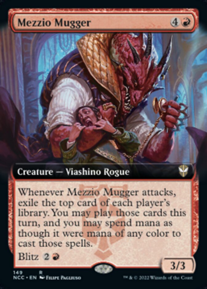 Mezzio Mugger (Extended Art) [Streets of New Capenna Commander] | Good Games Cannington