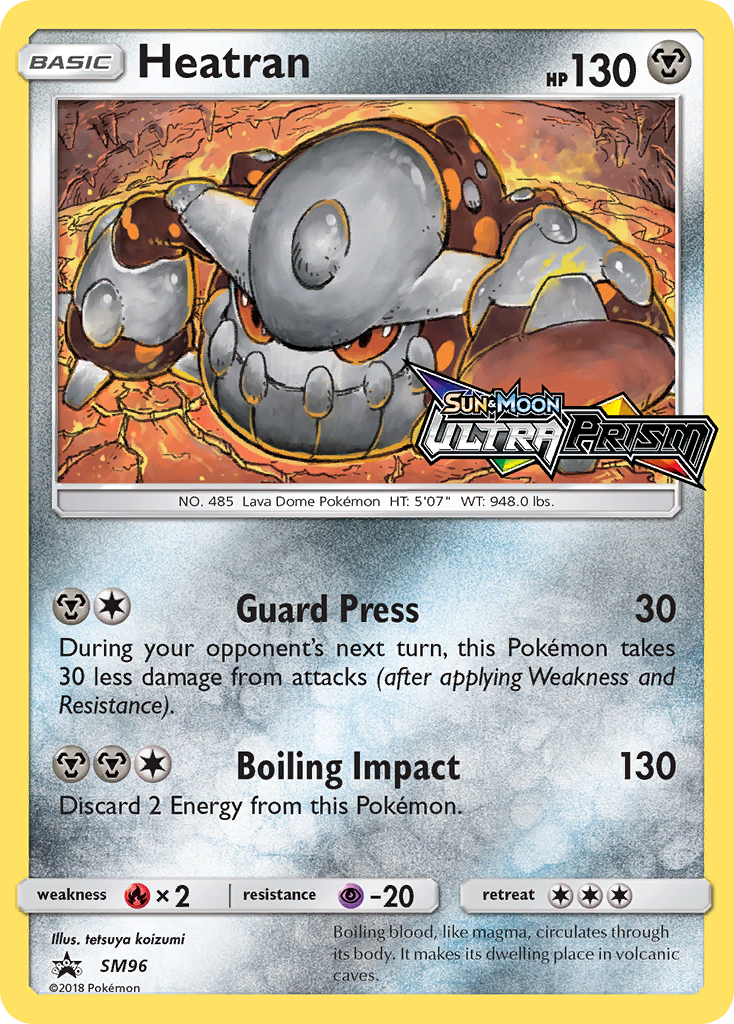 Heatran (SM96) [Sun & Moon: Black Star Promos] | Good Games Cannington
