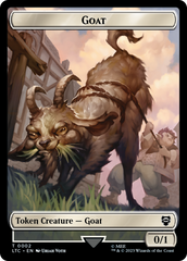 Bird // Goat Token [The Lord of the Rings: Tales of Middle-Earth Commander Tokens] | Good Games Cannington