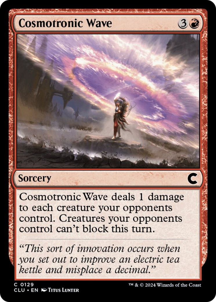 Cosmotronic Wave [Ravnica: Clue Edition] | Good Games Cannington