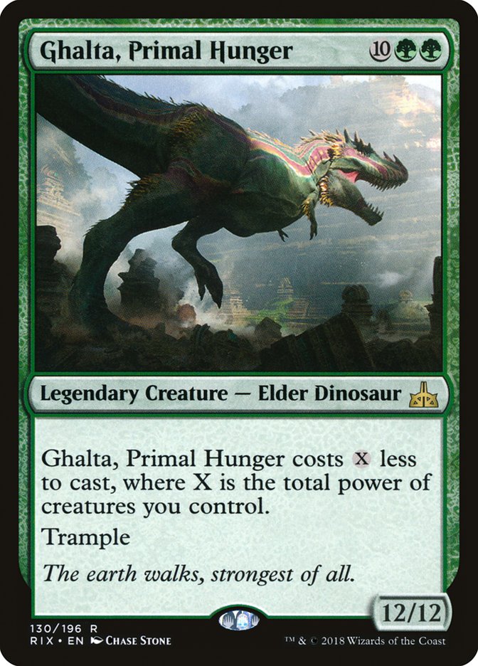 Ghalta, Primal Hunger [Rivals of Ixalan] | Good Games Cannington