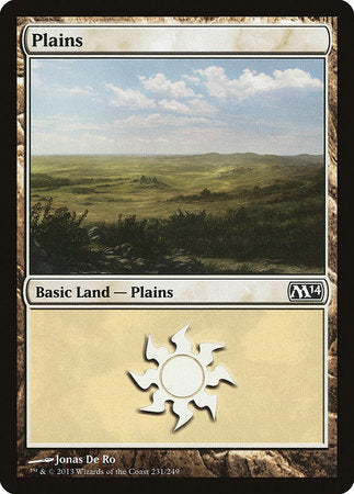 Plains (231) [Magic 2014] | Good Games Cannington