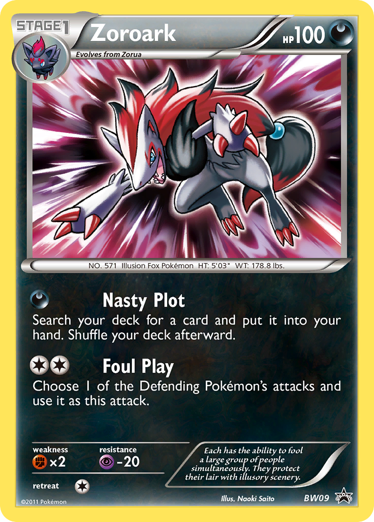 Zoroark (BW09) [Black & White: Black Star Promos] | Good Games Cannington