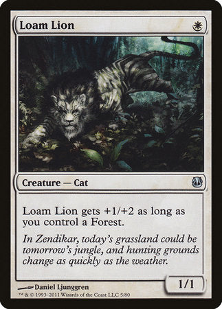 Loam Lion [Duel Decks: Ajani vs. Nicol Bolas] | Good Games Cannington