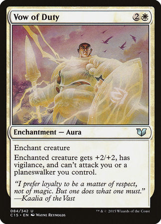 Vow of Duty [Commander 2015] | Good Games Cannington