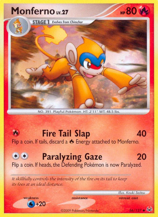 Monferno (56/127) [Platinum: Base Set] | Good Games Cannington