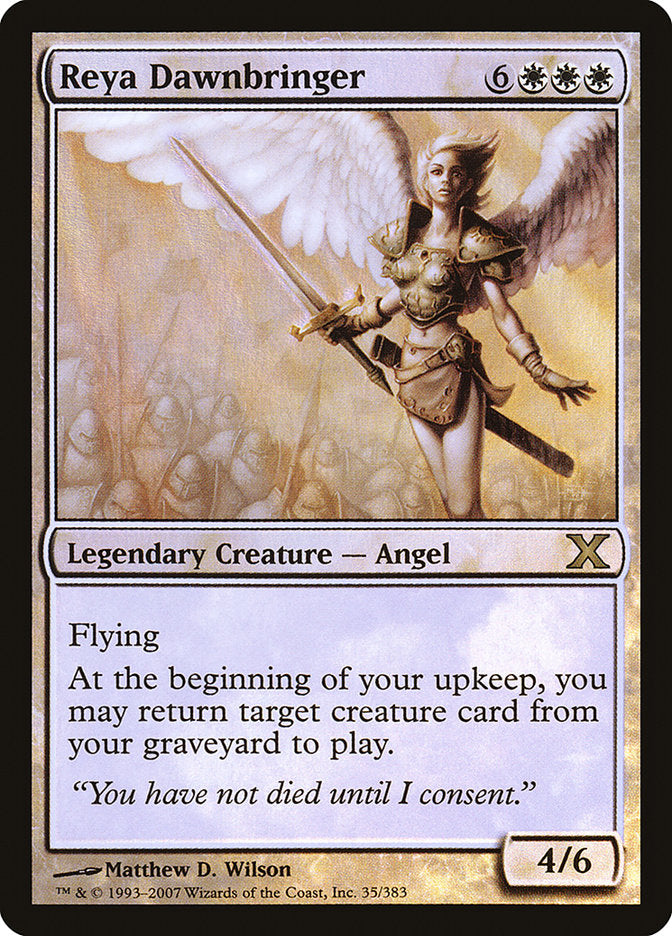 Reya Dawnbringer (Premium Foil) [Tenth Edition] | Good Games Cannington