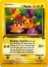 Pikachu (24) (Birthday) [Pikachu World Collection Promos] | Good Games Cannington