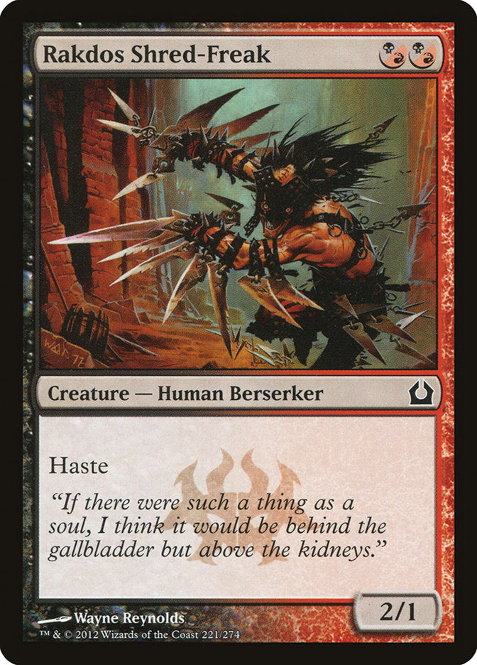 Rakdos Shred-Freak [Return to Ravnica] | Good Games Cannington