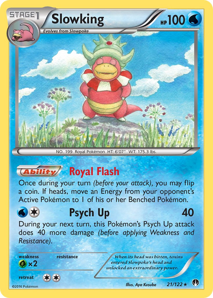 Slowking (21/122) (Theme Deck Exclusive) [XY: BREAKpoint] | Good Games Cannington