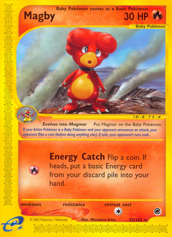Magby (52/165) [Expedition: Base Set] | Good Games Cannington